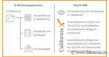 Prozesslösung für E-Rechnungen: CaliforniaX Modul ERE von G&W