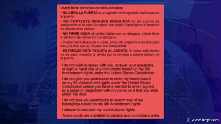 LA schools distributing 'red cards' to help immigrant families 'assert constitutional rights' 