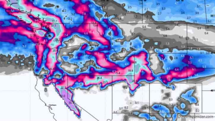 Massive Snow Forecast Shows La Niña's Return: 4 Feet Expected in California, PNW, Tetons