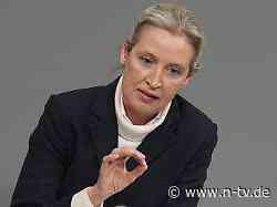 AfD beschwert sich: Weidel bei Rede angeblich von Laserpointer gestört