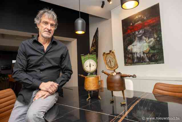 Jan Mistiaen zet kunstexpo op in bijna 100 jaar oude directeurswoning die hij prachtig renoveerde: “Gebouw voelde leeg en kil aan na overlijden vriendin”
