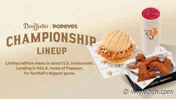 Popeyes debuts Championship Lineup collab with Don Julio in advance of Super Bowl
