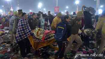 Massenpanik in Indien: Totenzahl beim größten Pilgerfest der Welt steigt auf mindestens 30