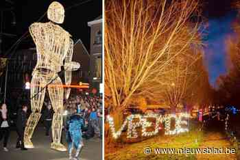 Zevende lichtjestocht krijgt het bezoek van reus Contios