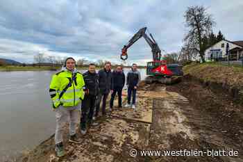 Erneuerter Weserradweg nähert sich der Fertigstellung