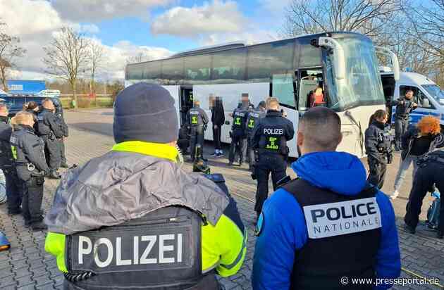 BPOLI-OG: Champions League Spiel Stuttgart - Paris - Einsatzmaßnahmen an der deutsch-französischen Grenze