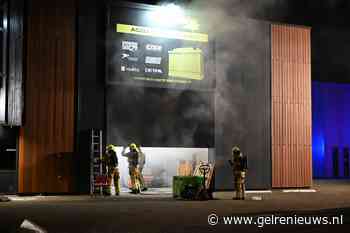 Brand bij accucentrale Komeet in Nijmegen