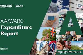 UK adspend hits £10.6bn in Q3 2024 driven by online ad formats and AI: AA/Warc