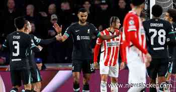 PSV stunt tegen B-team Liverpool van Slot na spectaculaire eerste helft en staat in tussenronde CL