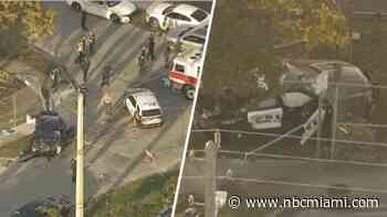 2 officers injured in crash involving Miami-Dade Schools Police, MDSO