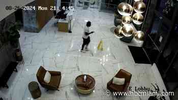 Couple seen on video trying to stop man accused of raping woman in luxury Miami apartment