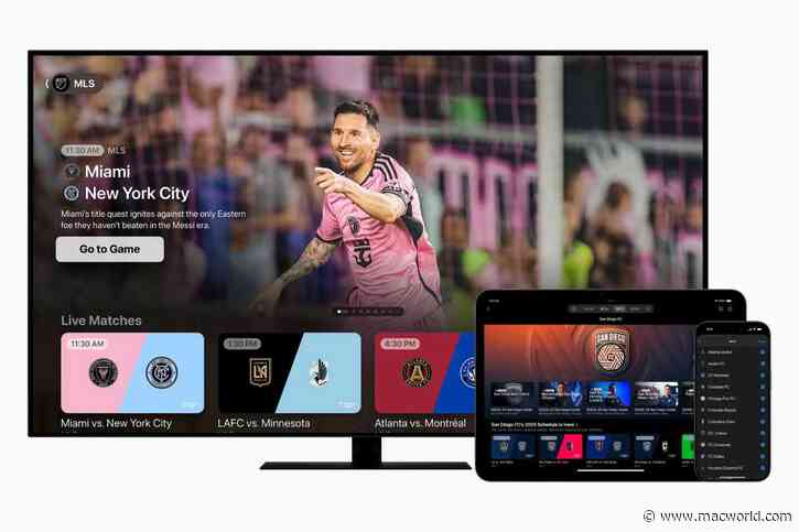 Apple TV+ subscribers get weekly free ‘Sunday Night Soccer’ MLS games in 2025