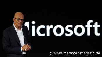 Microsoft: Satya Nadella enttäuscht mit Cloudumsätzen, Aktie fällt