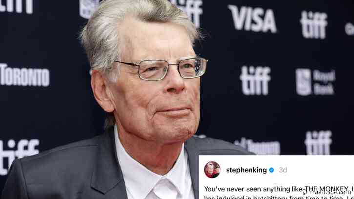Stephen Kings The Monkey review on Threads is pretty unambiguous