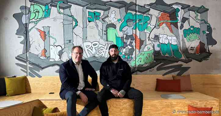 Das besondere Graffiti am Lagarde-Campus in Bamberg
