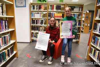 Erle (10) en Lisse (12) zijn nieuwe jeugdbibdichters
