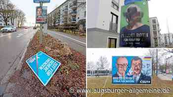Zerstörte Plakate: Wie rabiat geht es vor der Wahl in Augsburg zu?