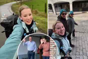 19-jarige Daria wandelt solo door Vlaanderen en vindt elke dag een nieuwe slaapplaats: “Iedereen is zo gastvrij”