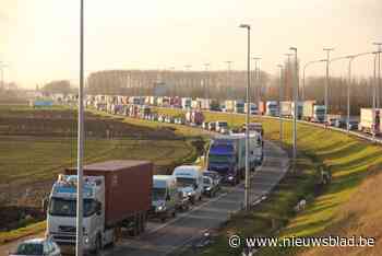 Herstellingswerken E34 in Melsele, snelweg even afgesloten