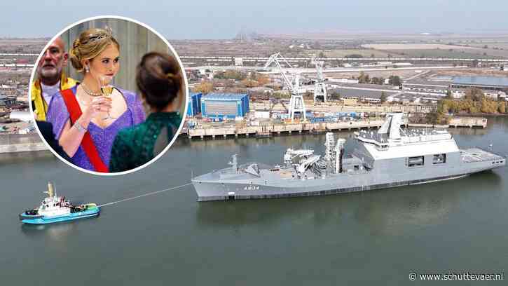 Prinses Amalia doopt in februari nieuwste marineschip Zr.Ms. Den Helder