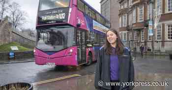 York bus firm takes on first student as driver