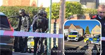 Man arrested and gun found after six-hour standoff with police at Carshalton home