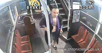 Gateshead killer boarded bus with meat cleaver after fatal attack on girlfriend, footage shows