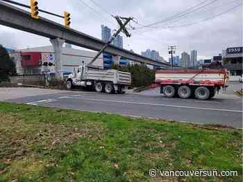 B.C. dump truck driver issued 10 violation tickets after crash