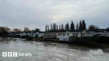 Flood-risk park home residents return after scare