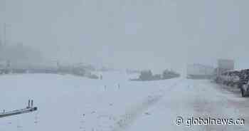 Crashes abound as poor road conditions reported across Alberta