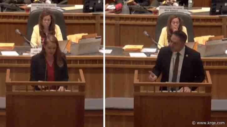 Stansbury and Vasquez speak at the New Mexico Legislature