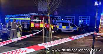 Woman taken to hospital after car crashes into shop in Stratford