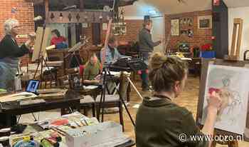 Schilderclub Landsmeer exposeert in de Kantoorboerderij