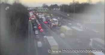 Oil spill and crash caused ‘severe’ delays at Dartford Crossing