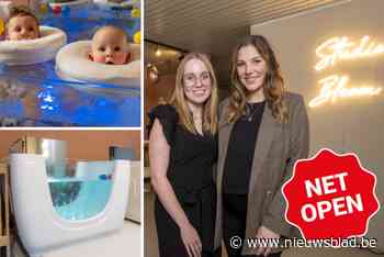Margaux en Amber openen babyspa Studio Bloom: “Ervaring op zintuigen van kindje mag je niet onderschatten”