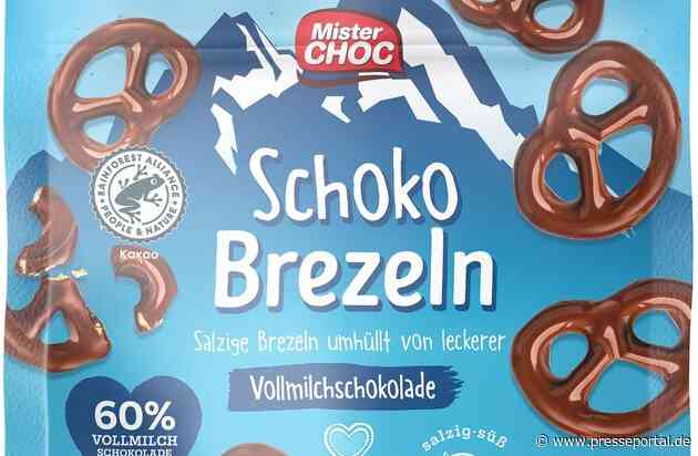 Der ungarische Hersteller Felföldi Édességgyártó Kft. informiert über einen Warenrückruf des Produktes "MisterChoc Schoko Brezeln, 140g"