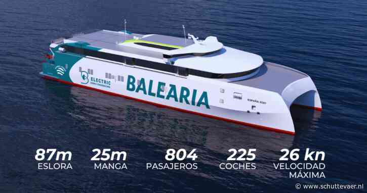 Baleària komt met twee elektrische ferry’s tussen Spanje en Marokko