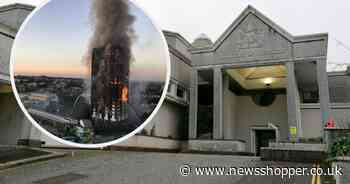 Grenfell Tower fireman squeezed wife's neck while she was driving