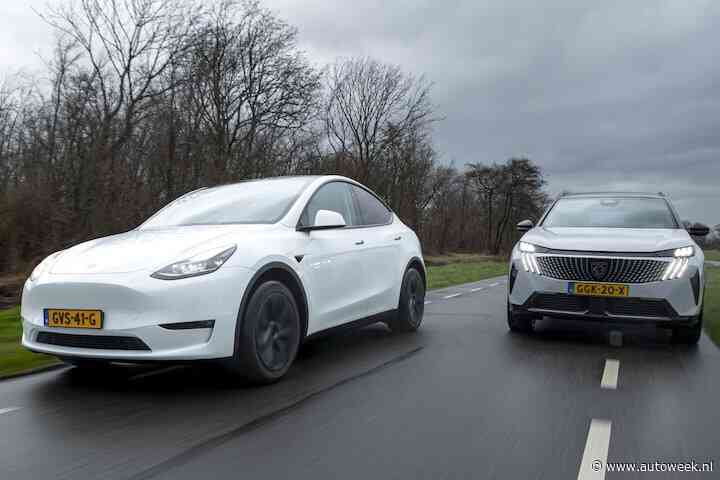 Tesla Model Y 7p. vs. Peugeot E-5008 – Dubbeltest