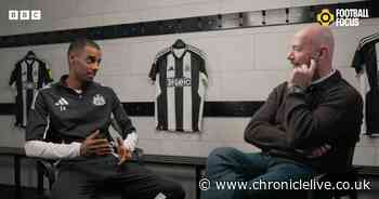 Alexander Isak's Newcastle United contract tease as he 'laughs' at Arsenal talk
