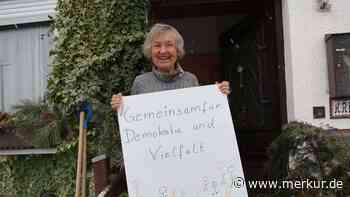 „Ich fürchte mich nicht“: Geretsriederin Resi Harth (74) erfährt nach Hakenkreuz-Schmiererei viel Solidarität