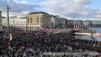 Zehntausende protestieren gegen Union und AfD