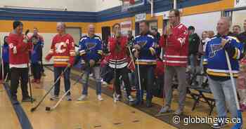 Saskatoon students drop the puck with NHL legends