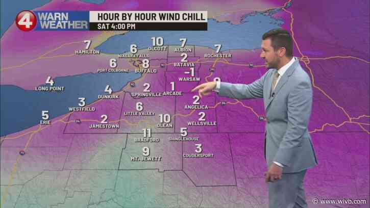Turning icy tonight, frigid Saturday