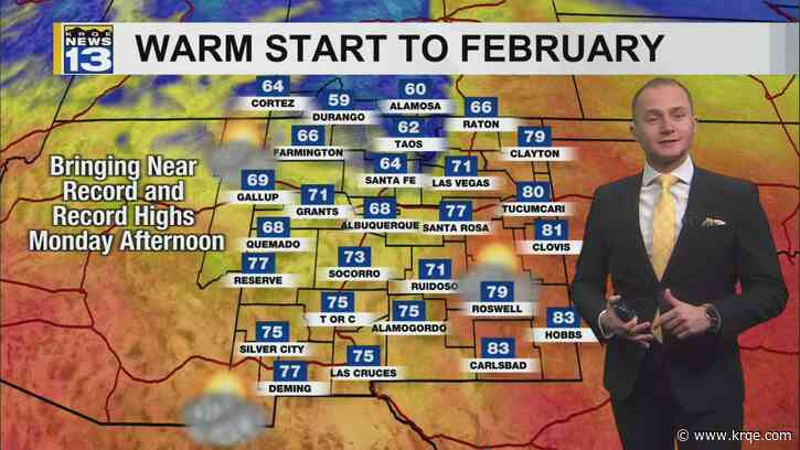Warm start to February
