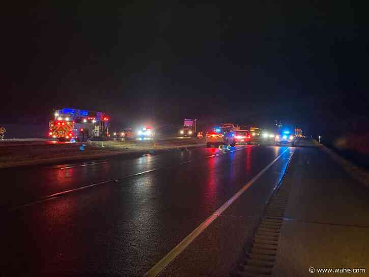 Two vehicle crash stalls lanes on US 30