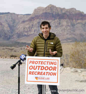 Las Vegas rock climber celebrates move to improve recreation on federal land