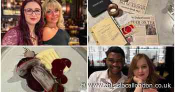 I went to a murder mystery dinner in London where you unravel a case with every bite