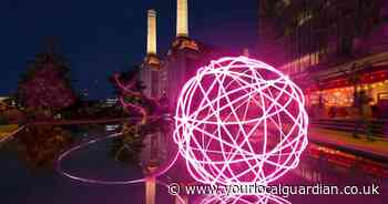 Light-up spiders and snail shell among UK firsts at Battersea Power Station