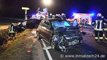 Frontal-Crash auf Kreisstraße fordert zwei Schwerverletzte